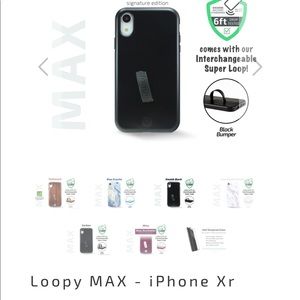 Loopy case XR black matte.